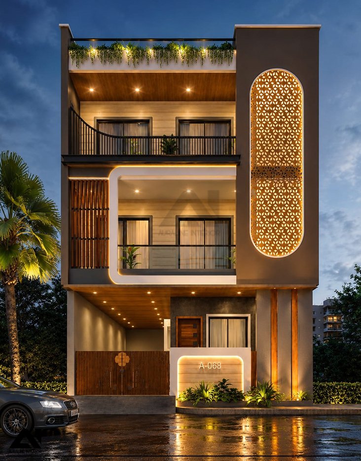 Modern residential building exterior design for client Jony Sardar